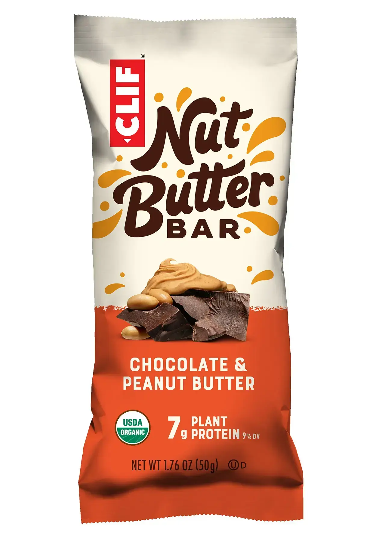 Tweedekans Clif Bar NBF Chocolate Peanut Butter Repen (12 stuks) THT 12-03-2025