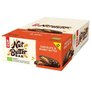 Tweedekans Clif Bar NBF Chocolate Peanut Butter Repen (12 stuks) THT 12-03-2025