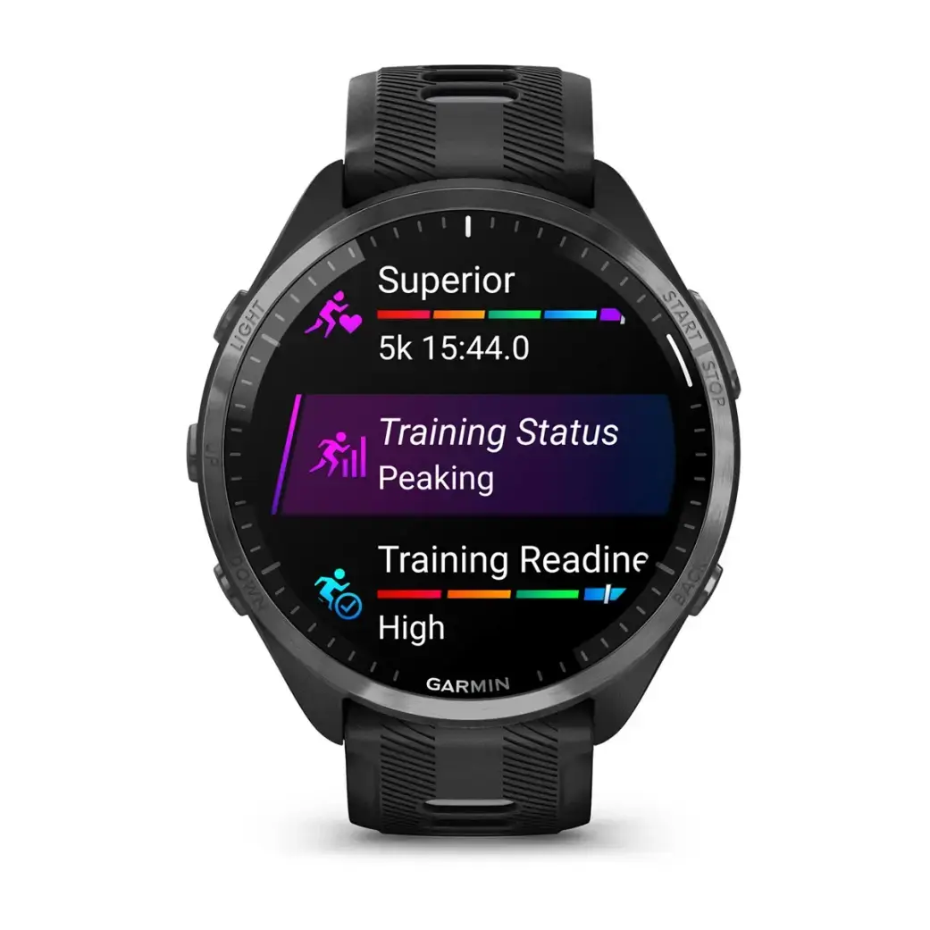 Tweedekans Garmin Forerunner 965 GPS Sporthorloge Zwart