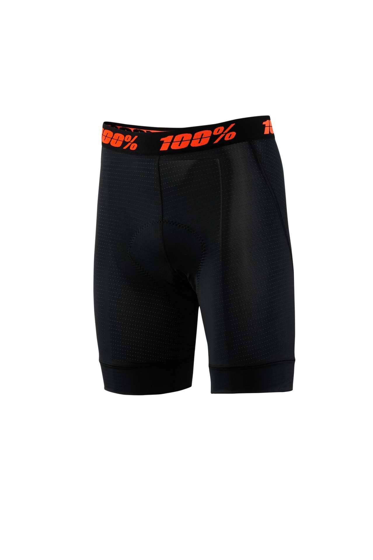 100% Crux Liner MTB Fietsbroek Kort Met Zeem Zwart/Zwart Heren