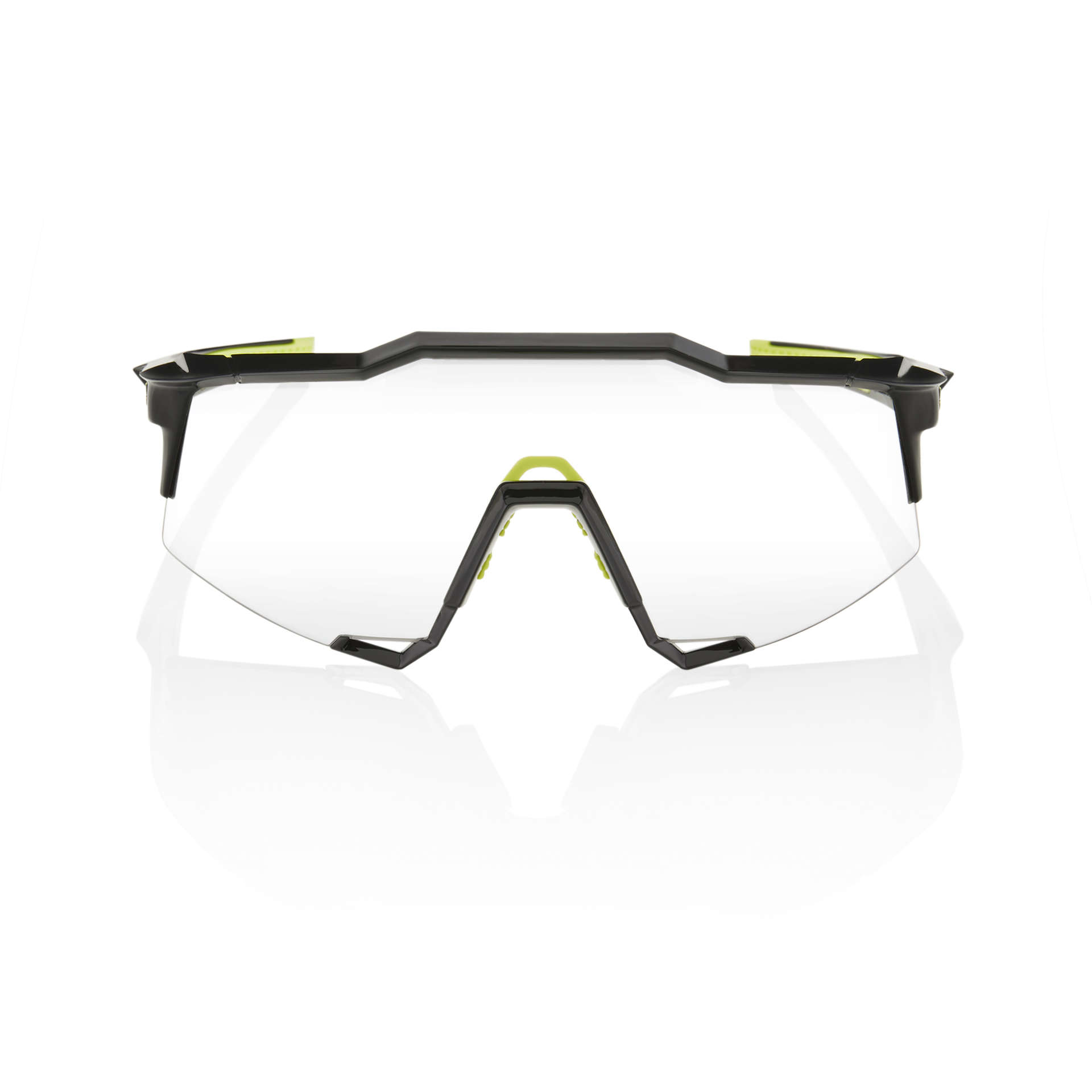 100% Speedcraft Sport Zonnebril Gloss Zwart Photochromic Lens