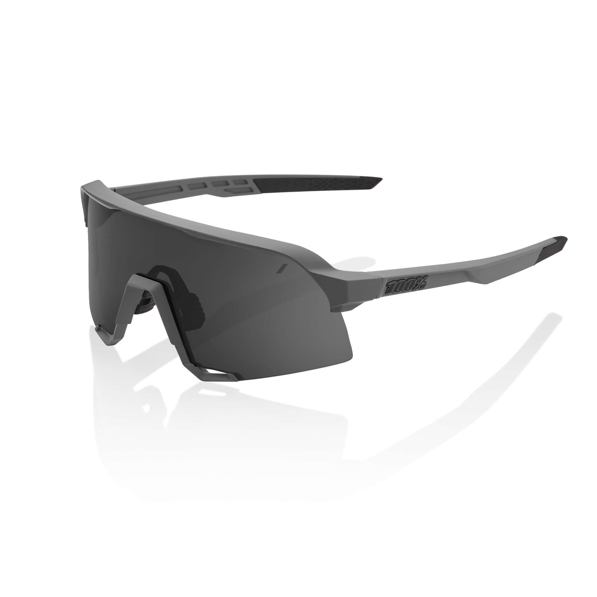 100% S3 Sport Zonnebril Matte Cool Grijs Smoke Lens