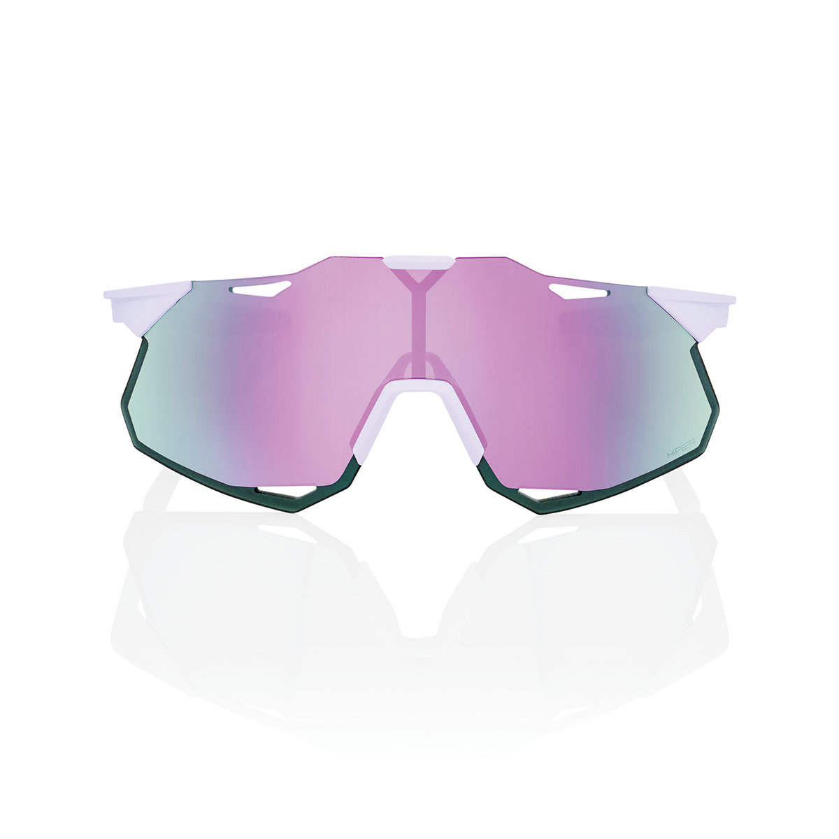 100% Hypercraft XS Sport Zonnebril Lila met HiPER Lavender Mirror Lens