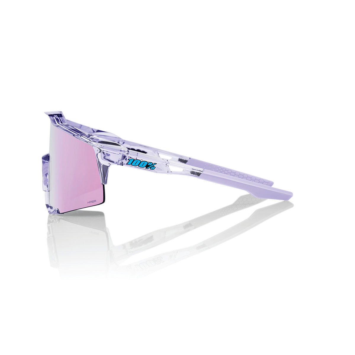 100% Speedcraft Sport Zonnebril Lila met HiPER Lavender Mirror Lens