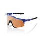 100% Speedcraft Sport Zonnebril Glanzend Kobalt Blauw met HiPER Copper Mirr