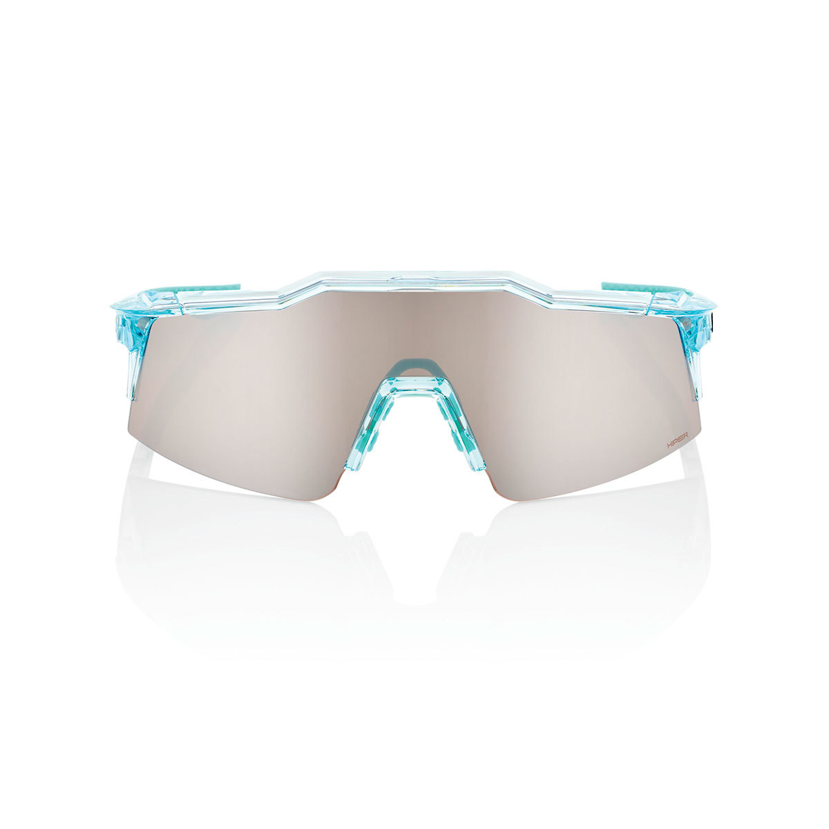 100% Speedcraft SL Sport Zonnebril Mint Blauw met HiPER Silver Mirror Lens