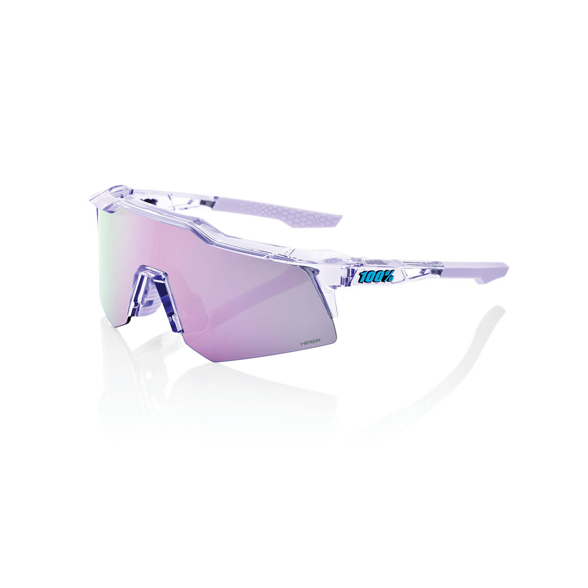 100% Speedcraft XS Sport Zonnebril Lila met HiPER Lavender Mirror Lens