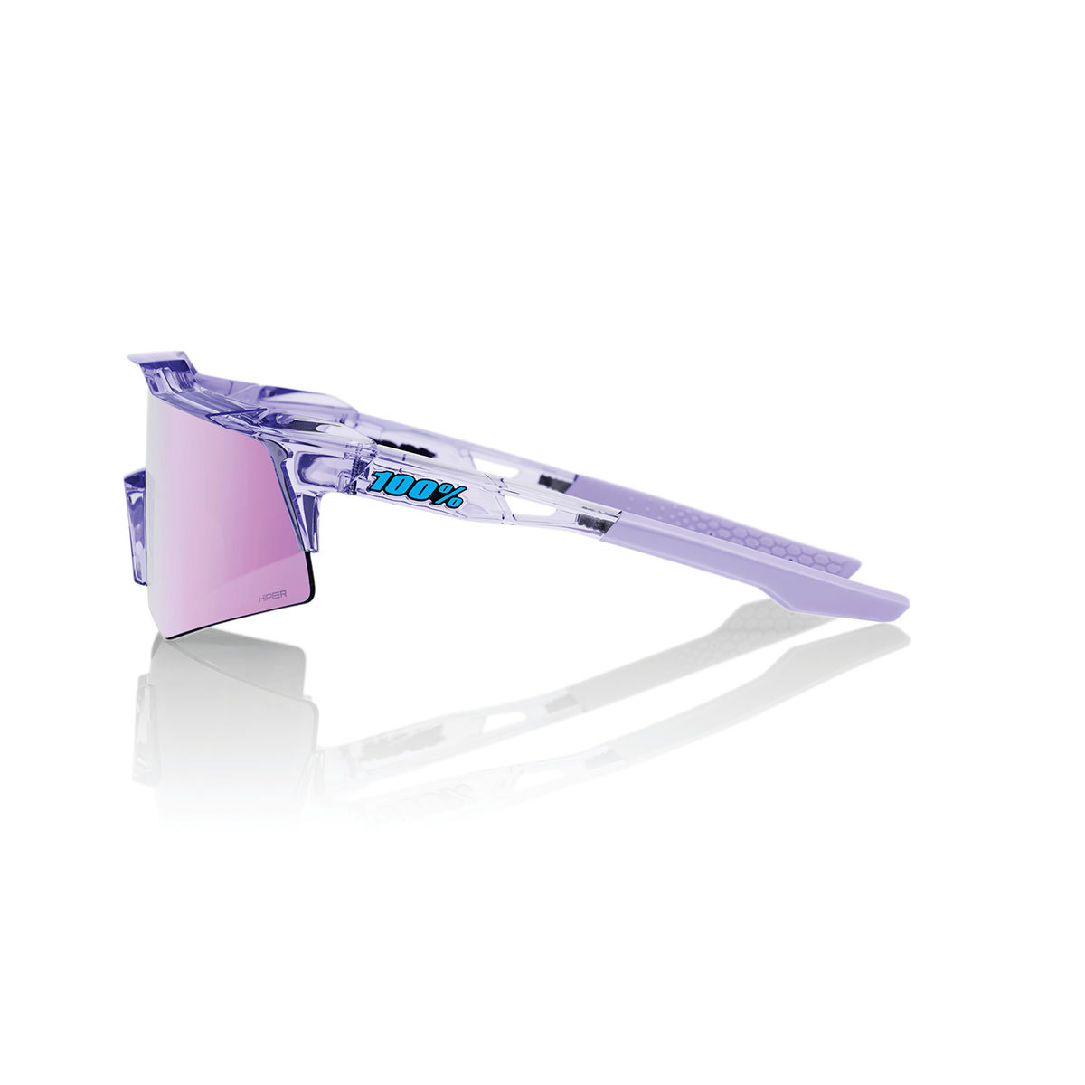 100% Speedcraft XS Sport Zonnebril Lila met HiPER Lavender Mirror Lens