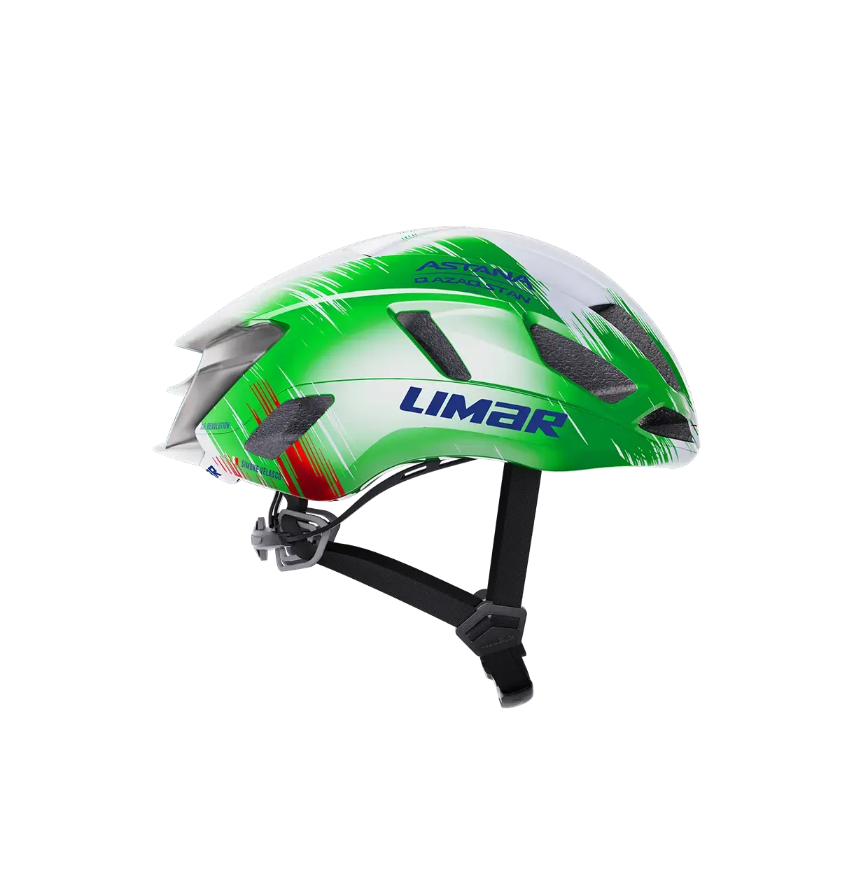 Limar AIR ATLAS Italie Race Fietshelm Wit/Rood/Groen