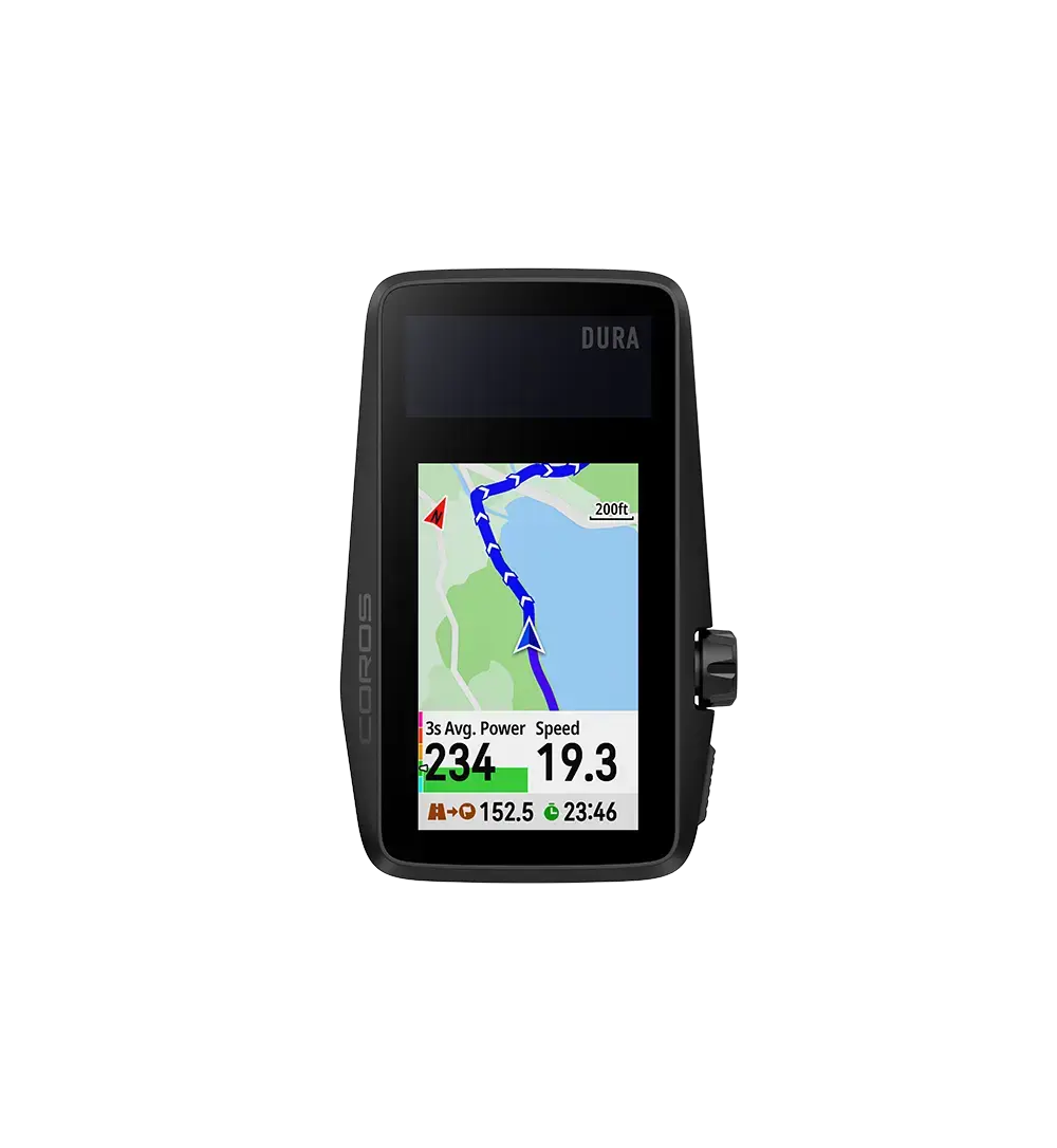 Coros DURA GPS Fietscomputer Zwart