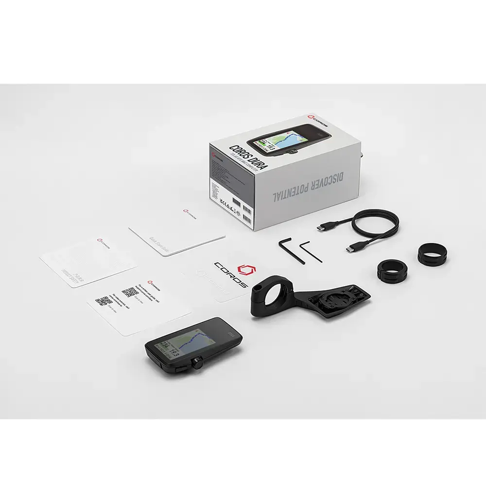 Coros DURA GPS Fietscomputer Zwart