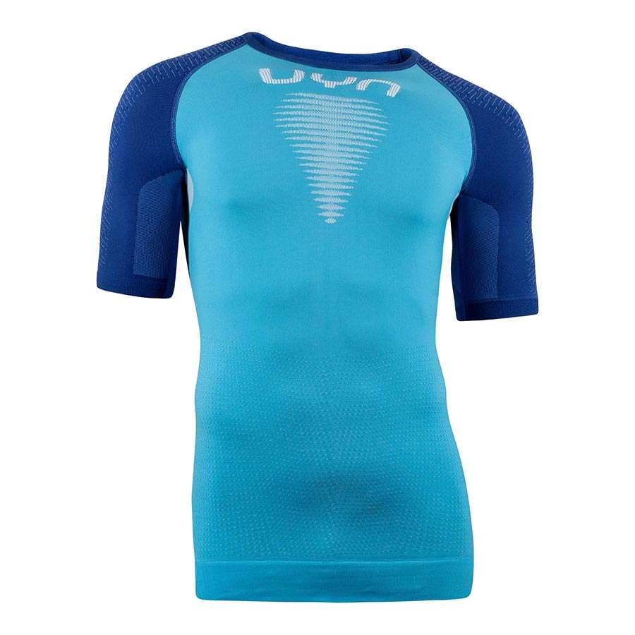 UYN Marathon Hardloopshirt Korte Mouwen Blauw Heren 