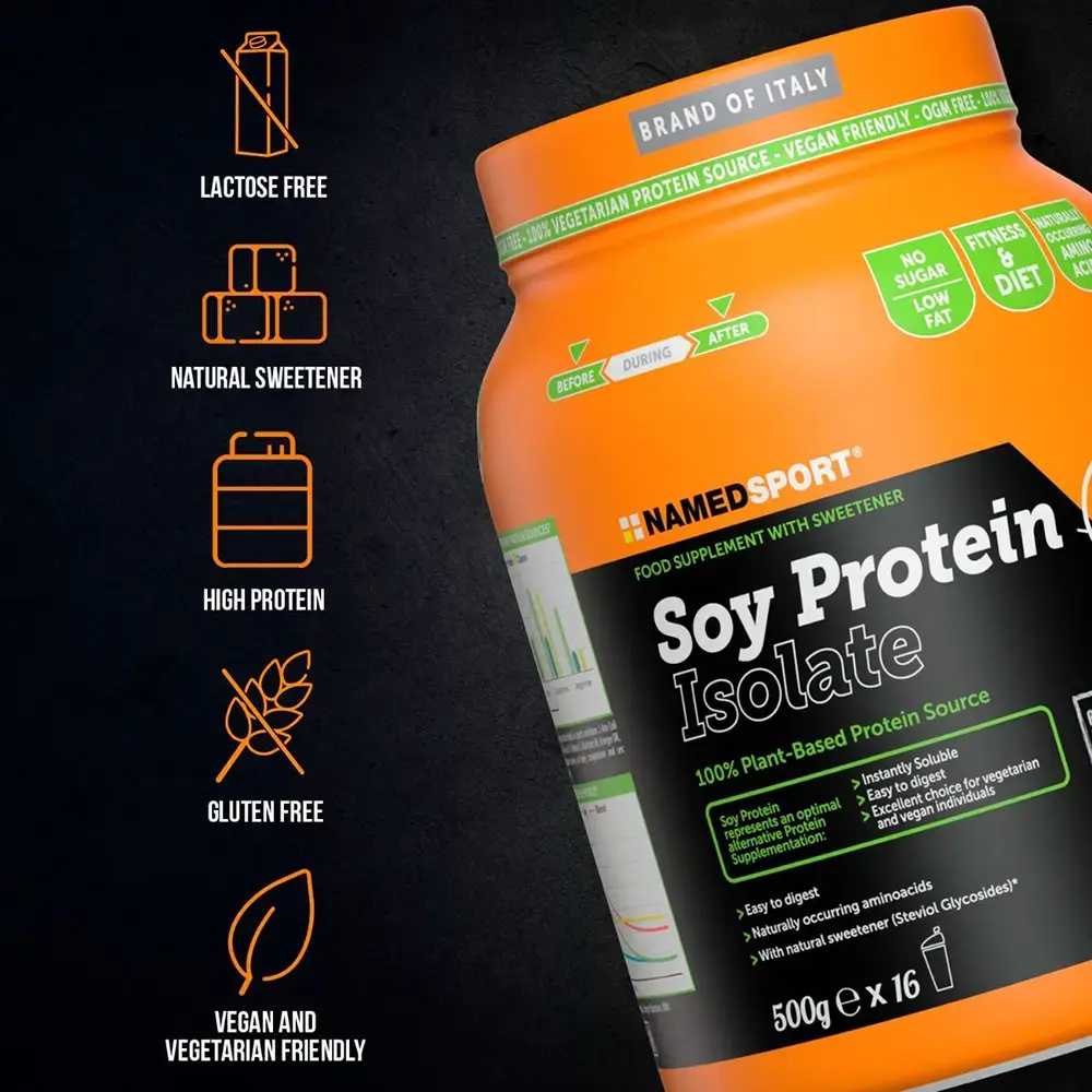 Namedsport Soy Protein Isolate Delicious Chocolade 500 gram