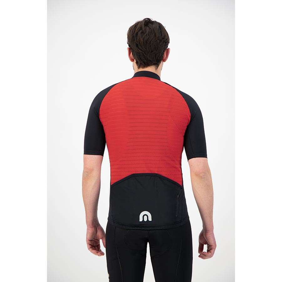 Megmeister Plain Fietsshirt Korte Mouwen Rood Heren