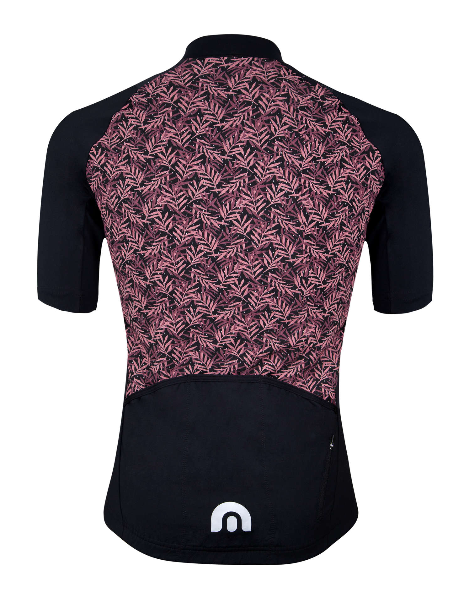 Megmeister Autumn Leaves Fietsshirt Korte Mouwen Rood Dames