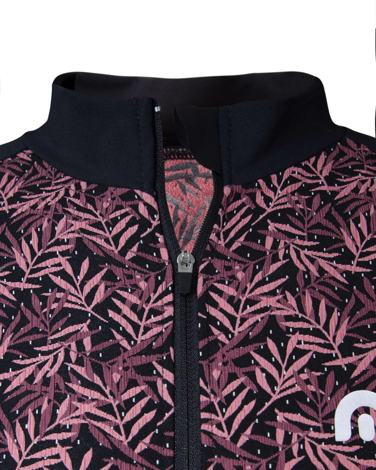 Megmeister Autumn Leaves Fietsshirt Korte Mouwen Rood Dames