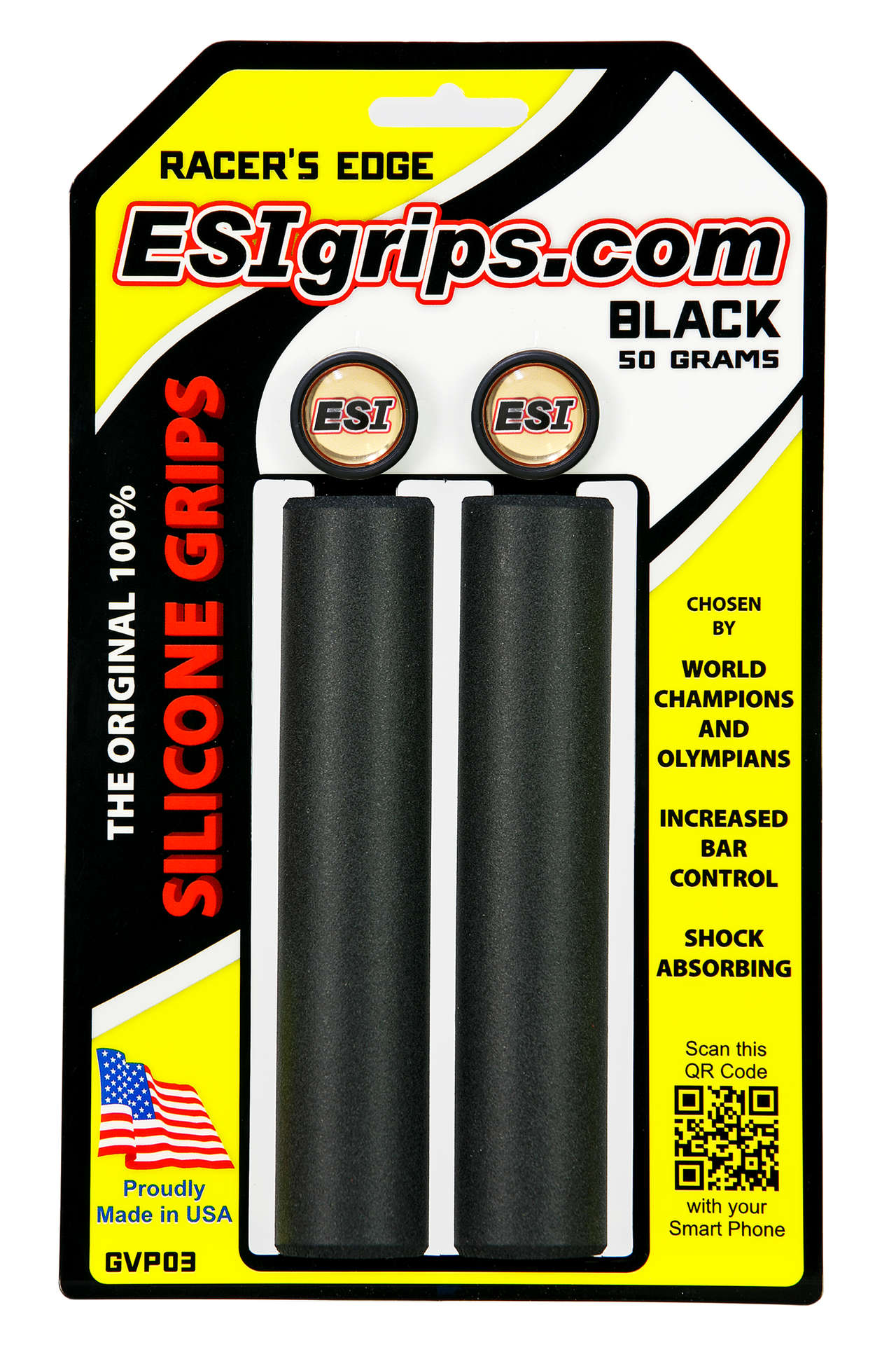Shipley Ideaal slank ESI Grips Racer's Edge 30mm Handvat Zwart koop je bij Futurumshop.nl