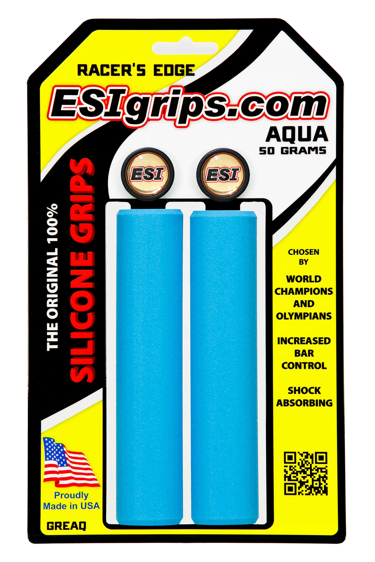 ESI Grips Racer's Edge 30mm Handvat Lichtblauw