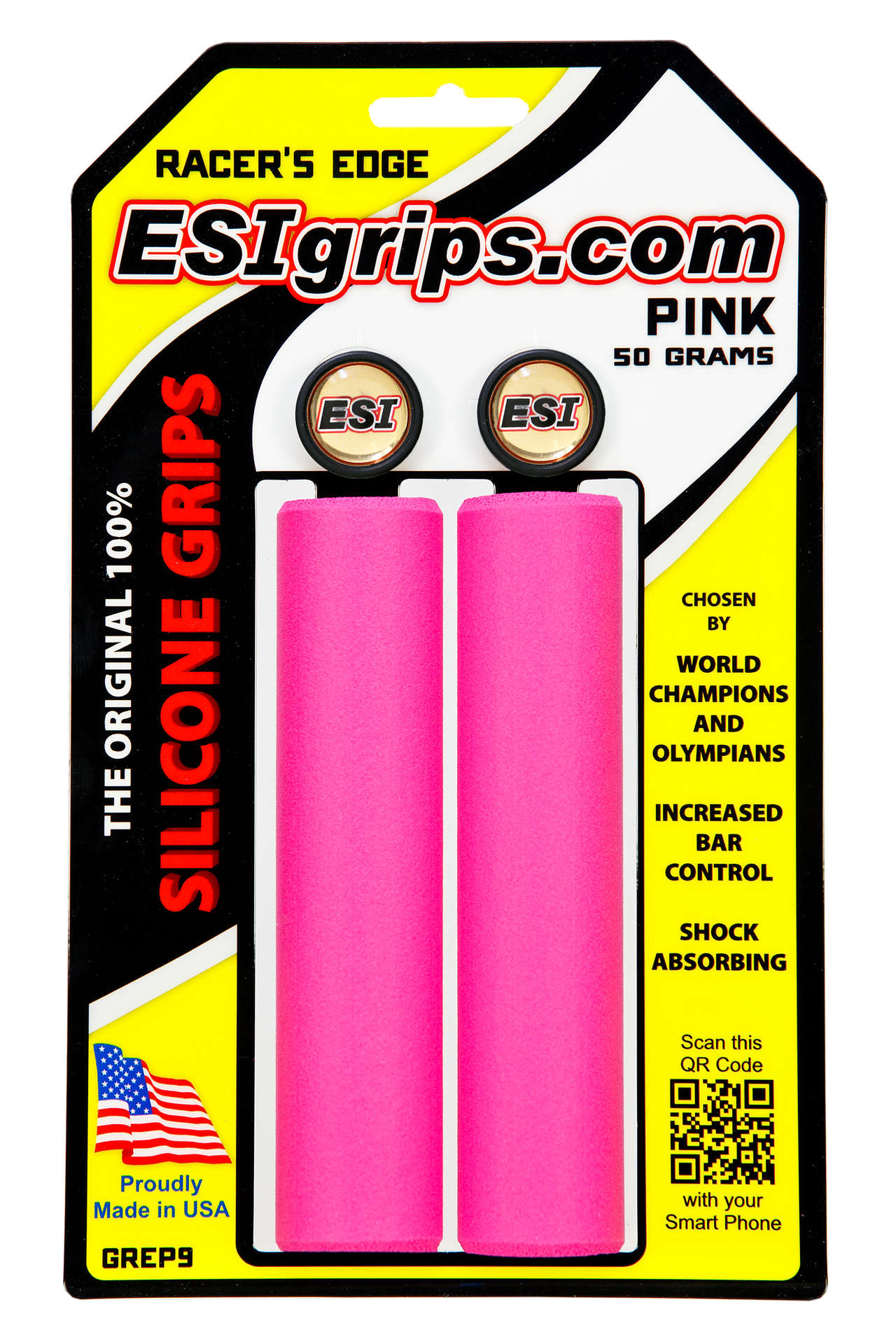 ESI Grips Racer's Edge 30mm Handvat Roze