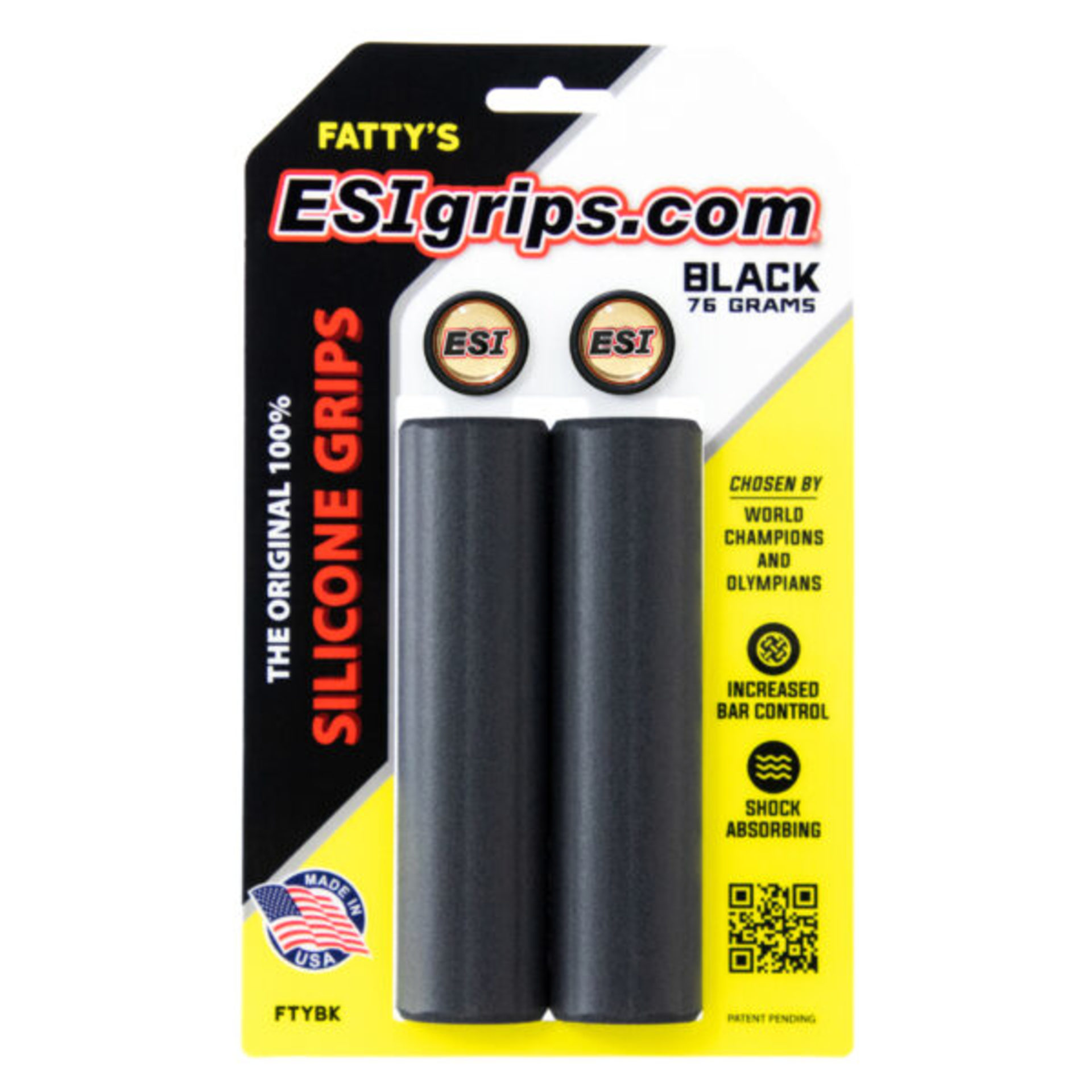 ESI Grips Fatty's Handvat Zwart