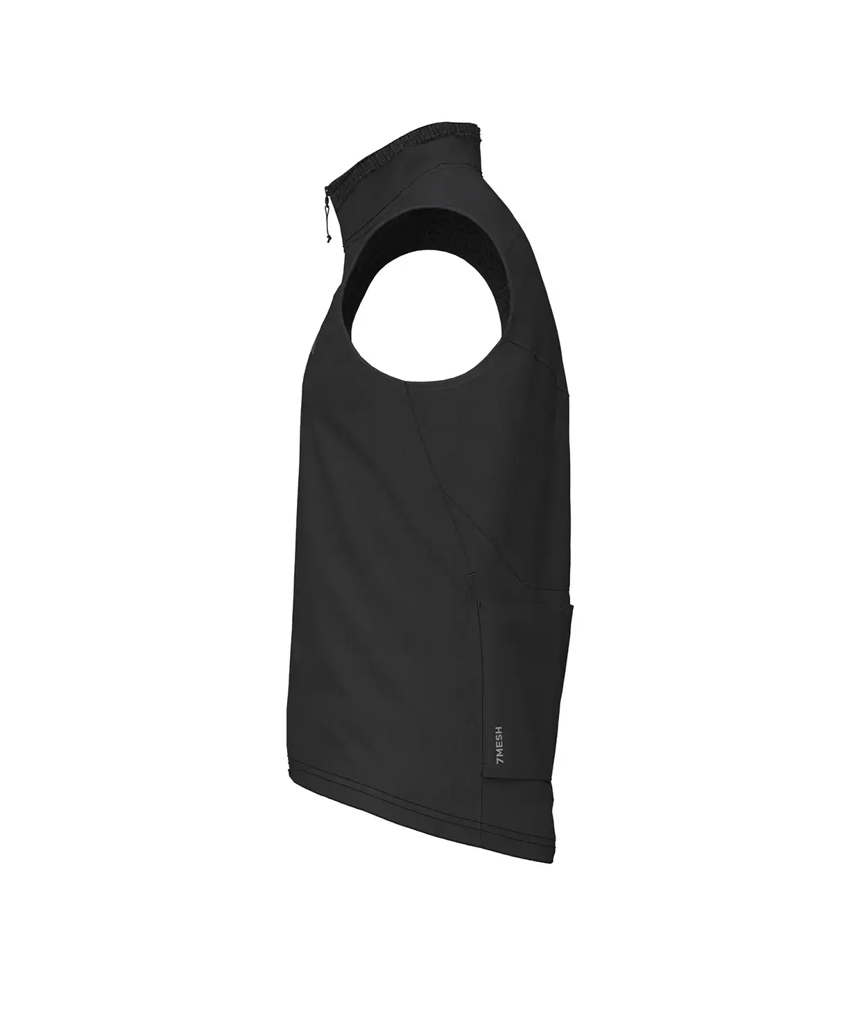 7mesh Seton Windvest Zwart Heren