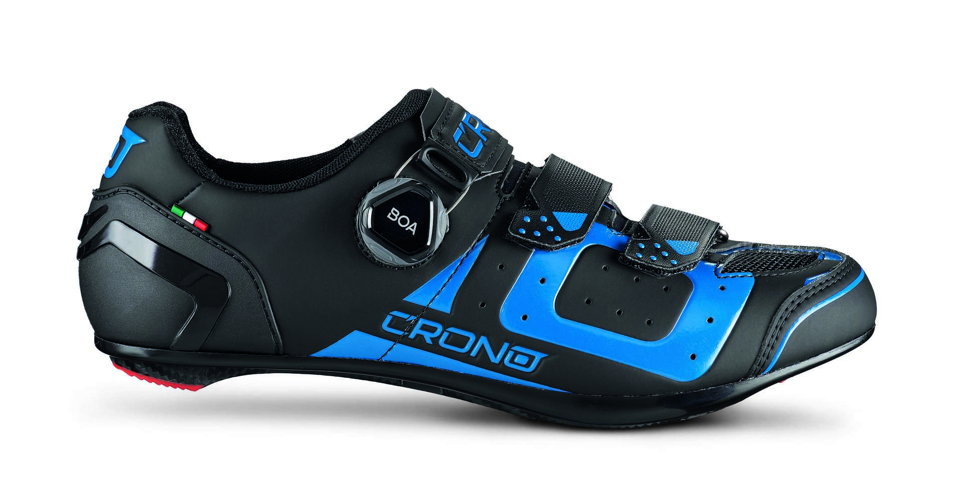 Crono CR-3 Comp Wielrenschoenen Zwart/Blauw Heren