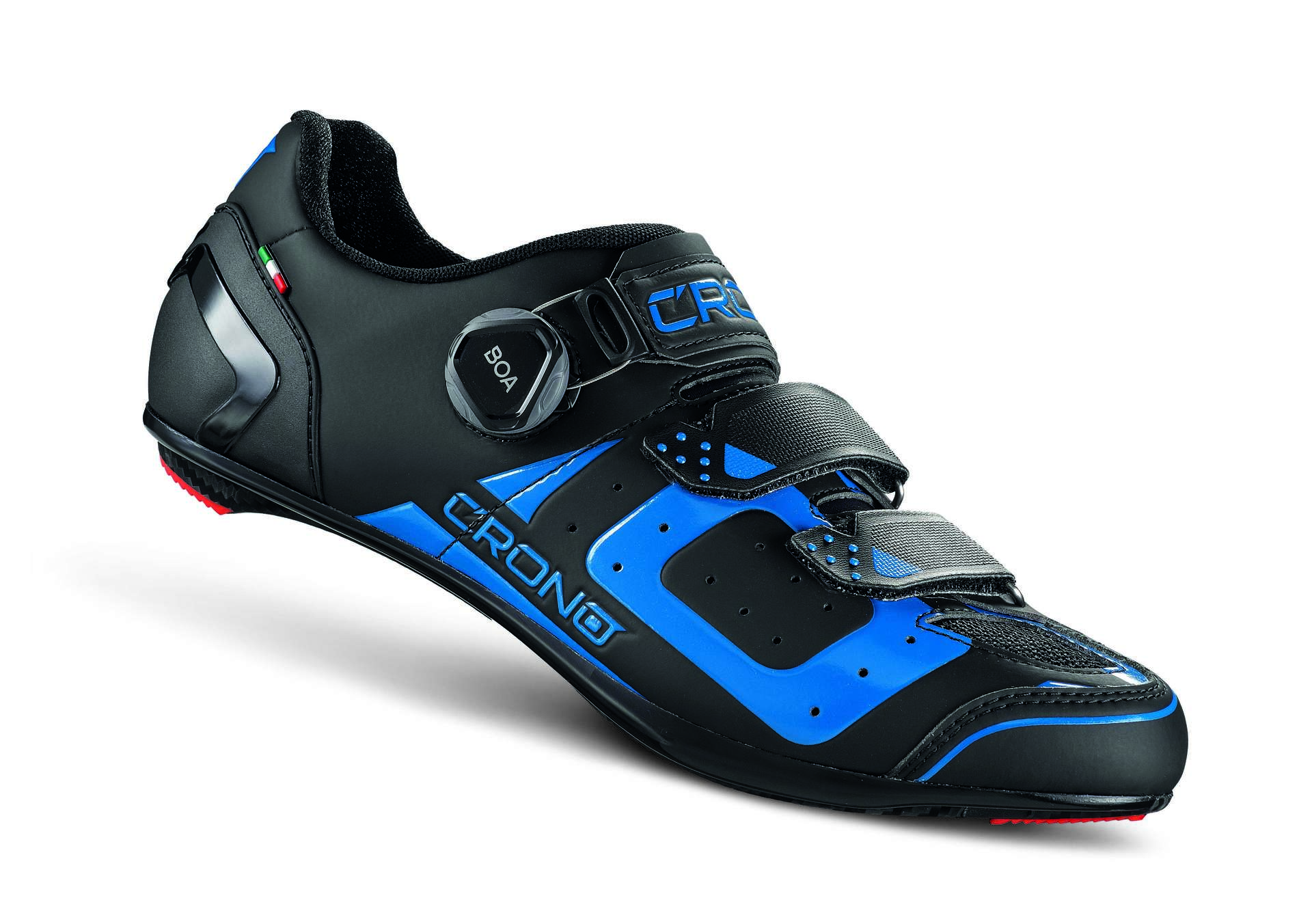 Crono CR-3 Comp Wielrenschoenen Zwart/Blauw Heren