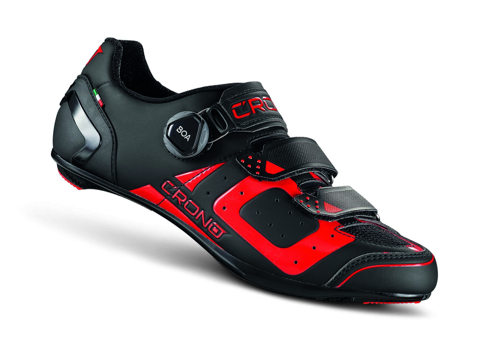 Crono CR-3 Comp Wielrenschoenen Zwart/Rood Heren