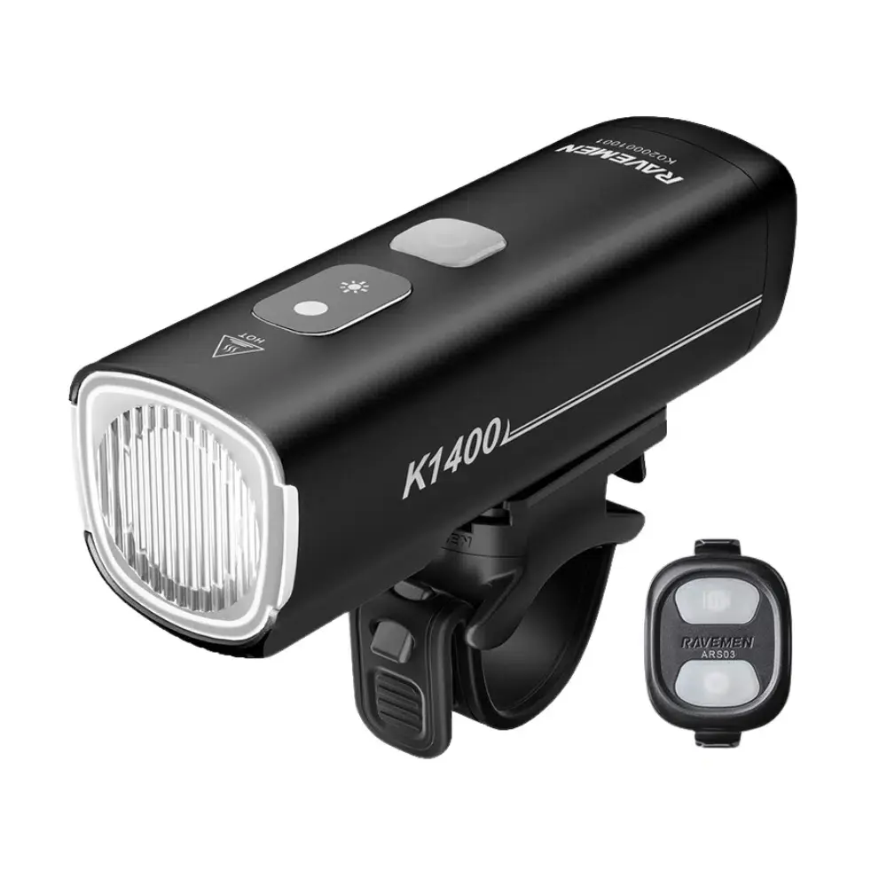 Ravemen K1400 Koplamp Zwart