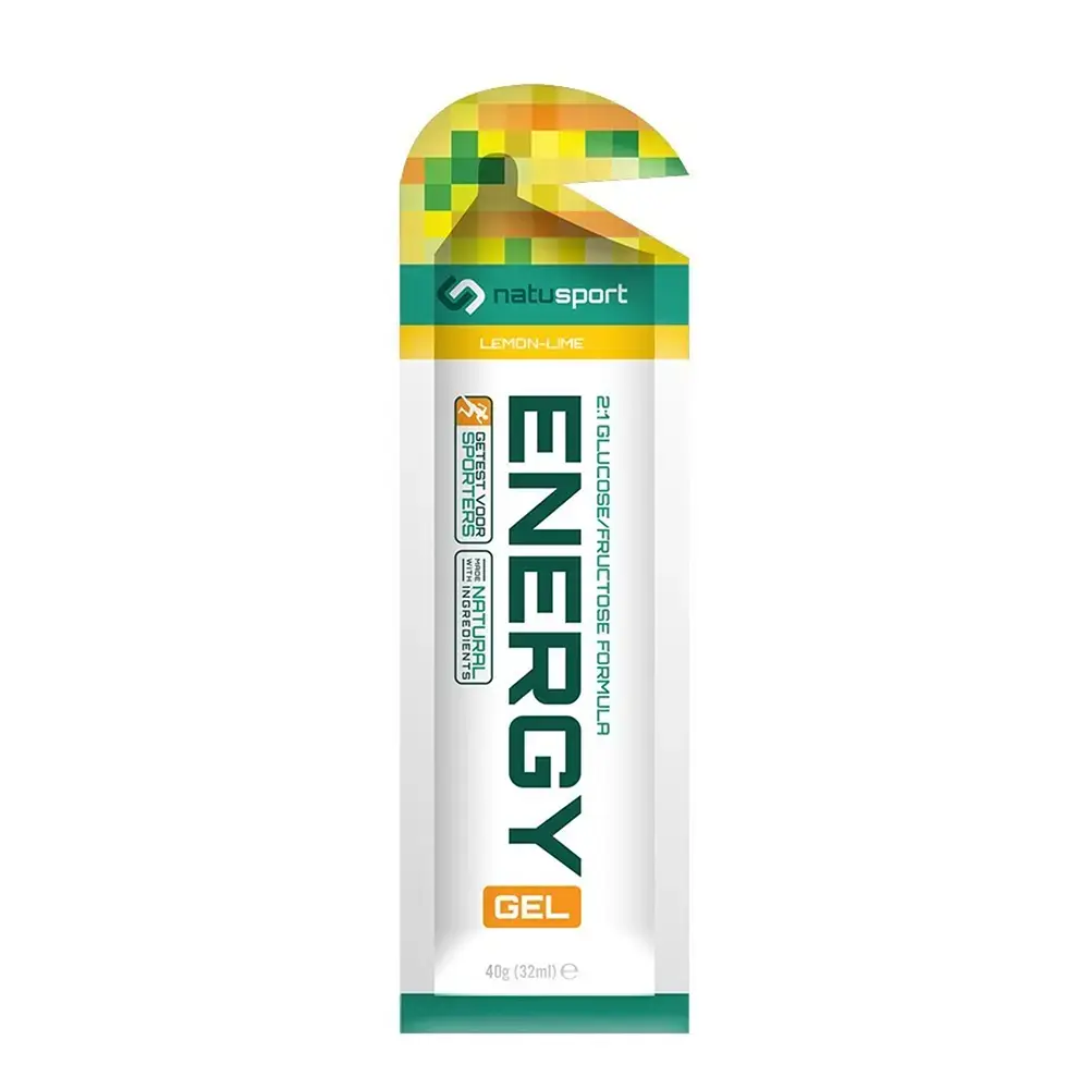 Natusport Energy Performance Gel Lemon-Lime 12 stuks