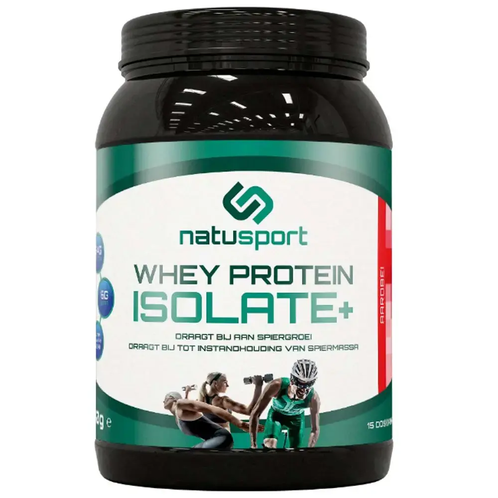 Natusport Whey Iso Gold Rood Fruit/Aardbei 450g