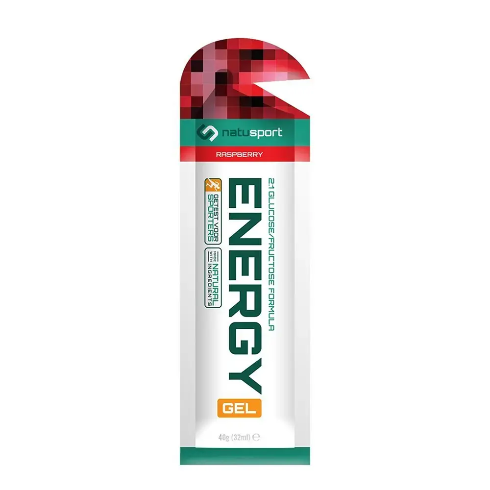 Natusport Energy Performance Gel Framboos 12 stuks