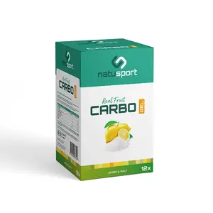 Natusport Real Fruit Carbo Gel Citroen/Zout 12 stuks