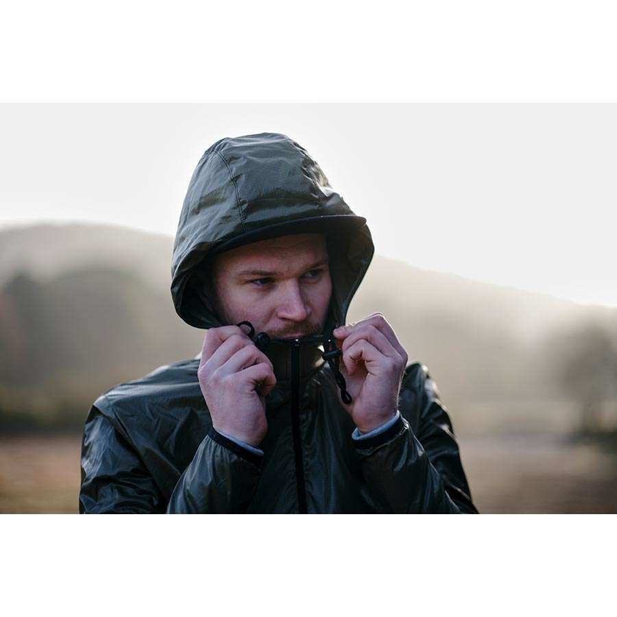 Biehler Gravel Hooded Windbreaker Windjack Groen Heren