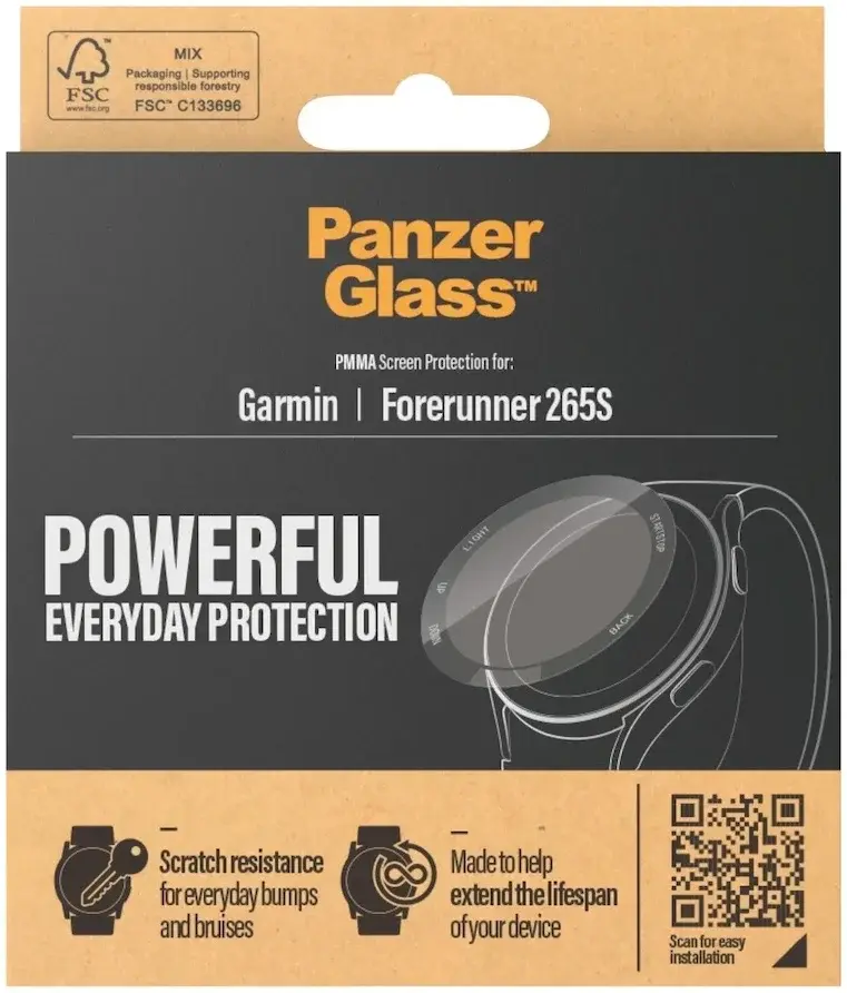Panzerglass Screen Protector Garmin Forerunner 265s