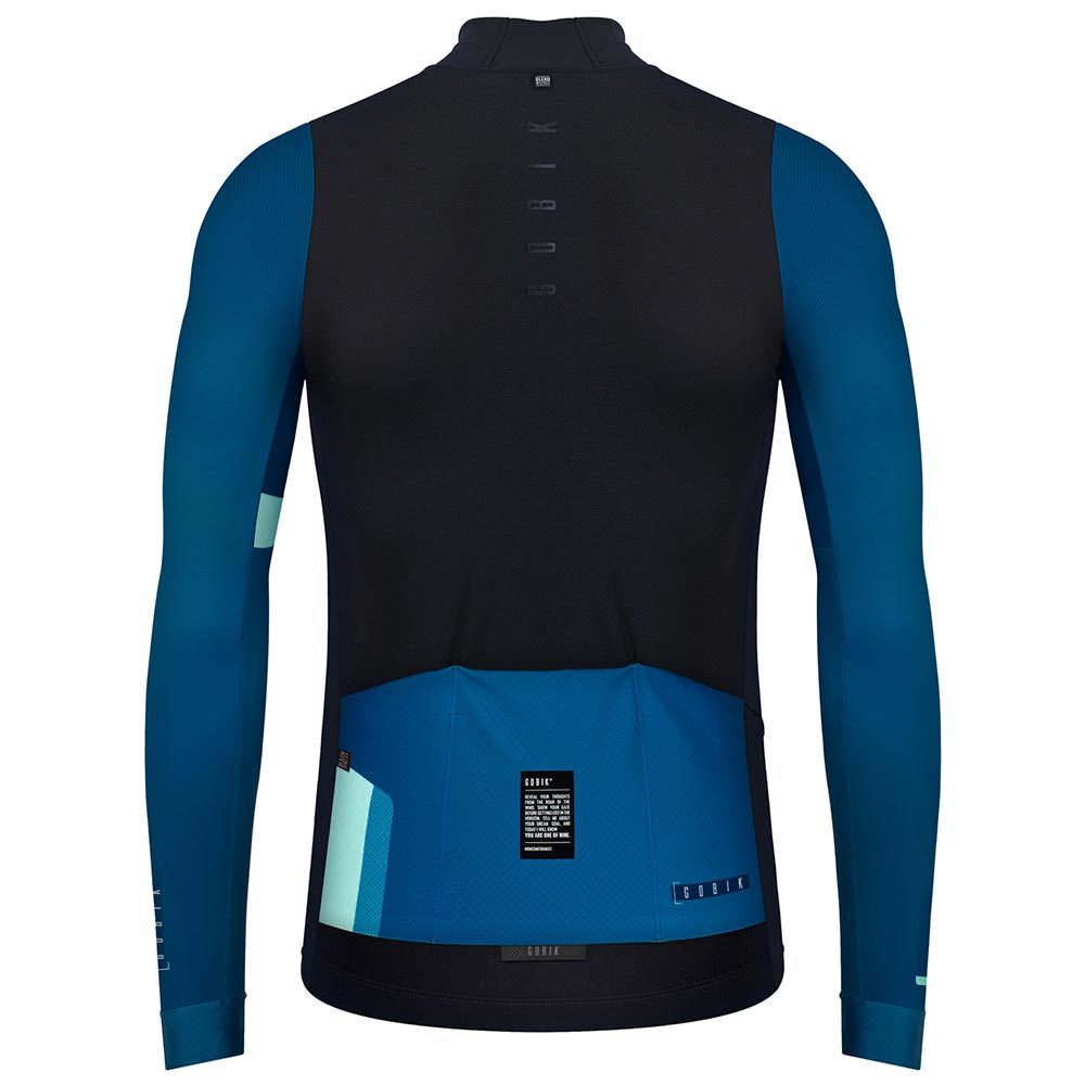 Gobik Mist Blend Fietsjack Zwart/Donkerblauw Heren