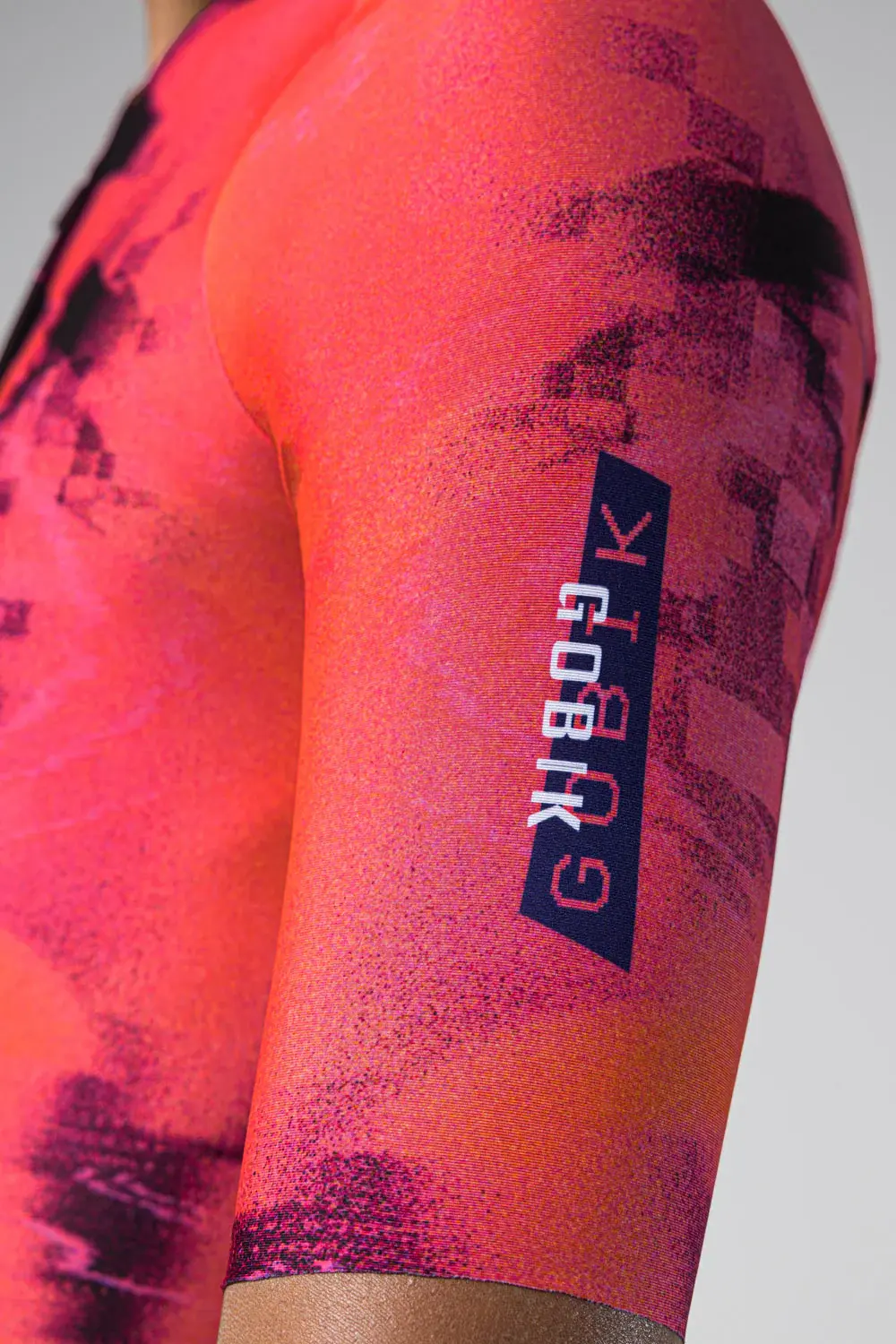 Gobik CX PRO 3.0 Fietsshirt Korte Mouwen Roze/Oranje/Zwart