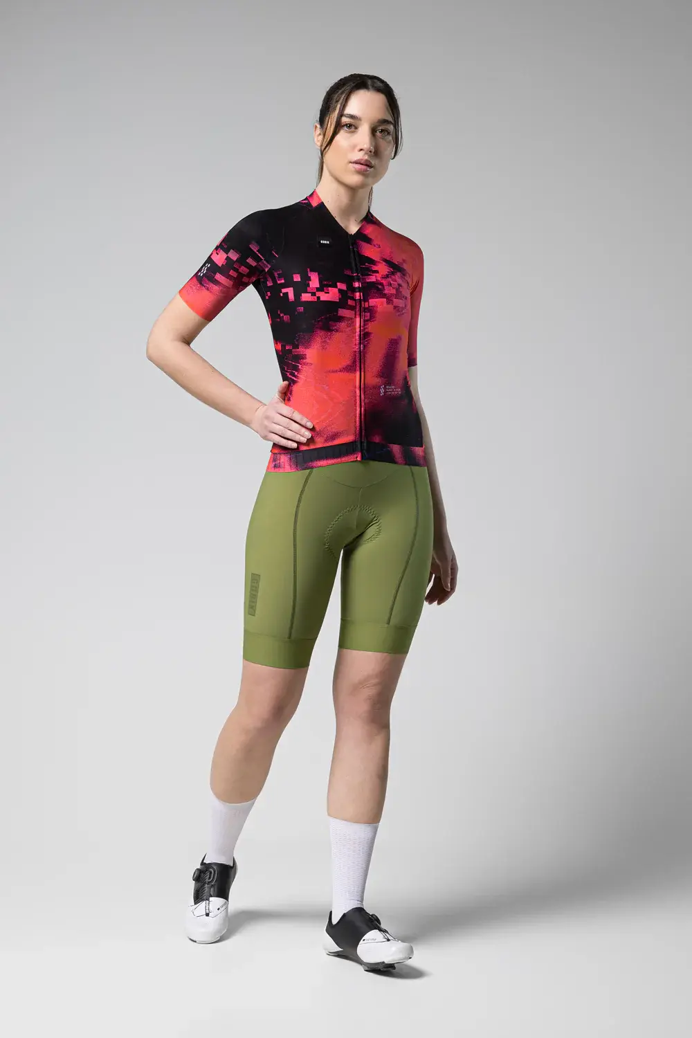 Gobik CX PRO 3.0 Fietsshirt Korte Mouwen Roze/Oranje/Zwart