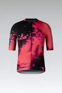 Gobik CX PRO 3.0 Fietsshirt Korte Mouwen Roze/Oranje/Zwart