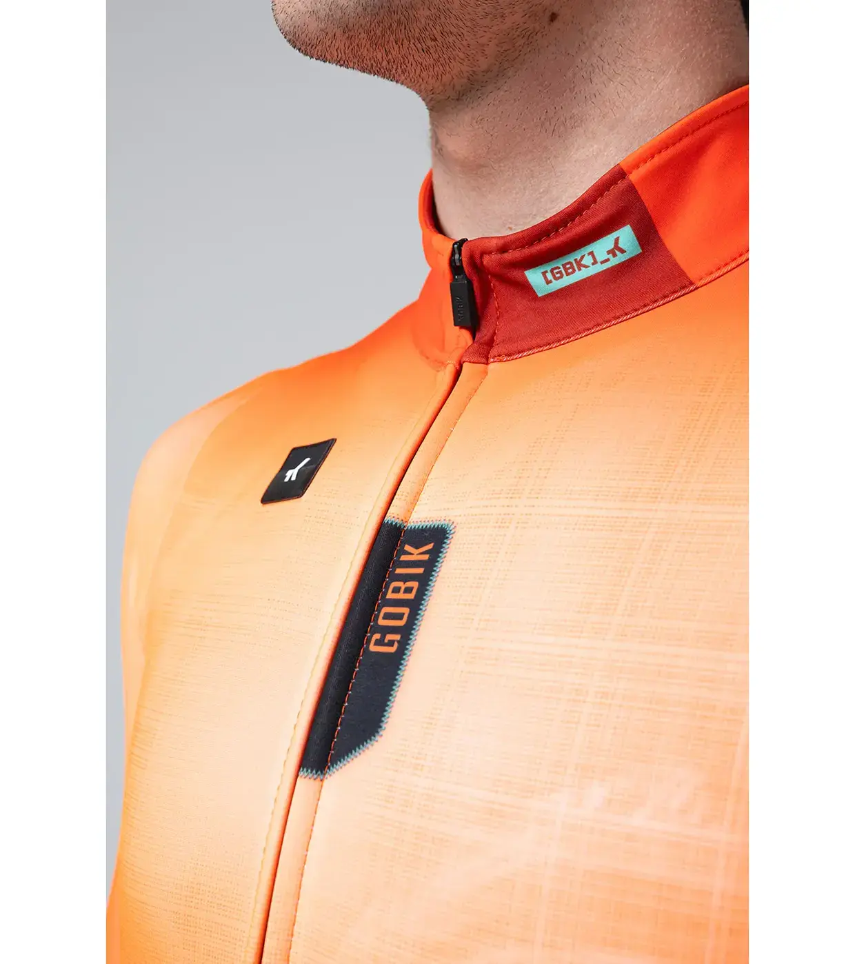 Gobik Hyder Fietsshirt Lange Mouwen Oranje Heren