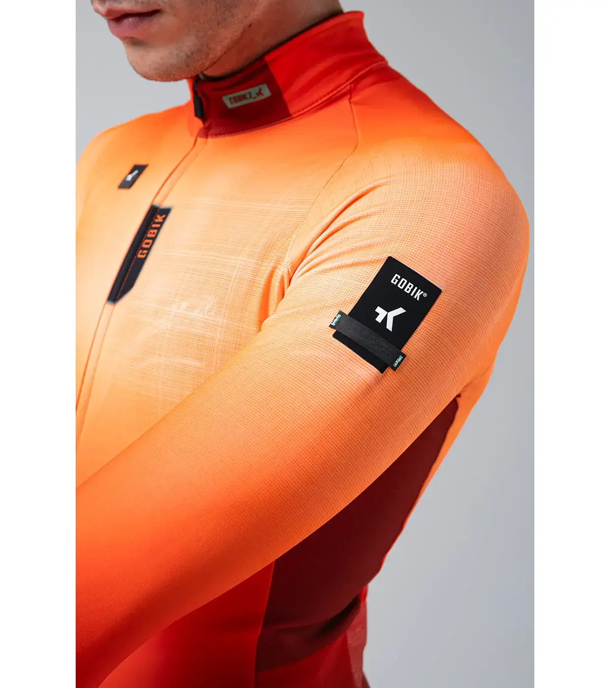 Gobik Hyder Fietsshirt Lange Mouwen Oranje Heren