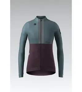 Gobik Hyder Blend Fietsshirt Lange Mouwen Blauw/Paars Dames