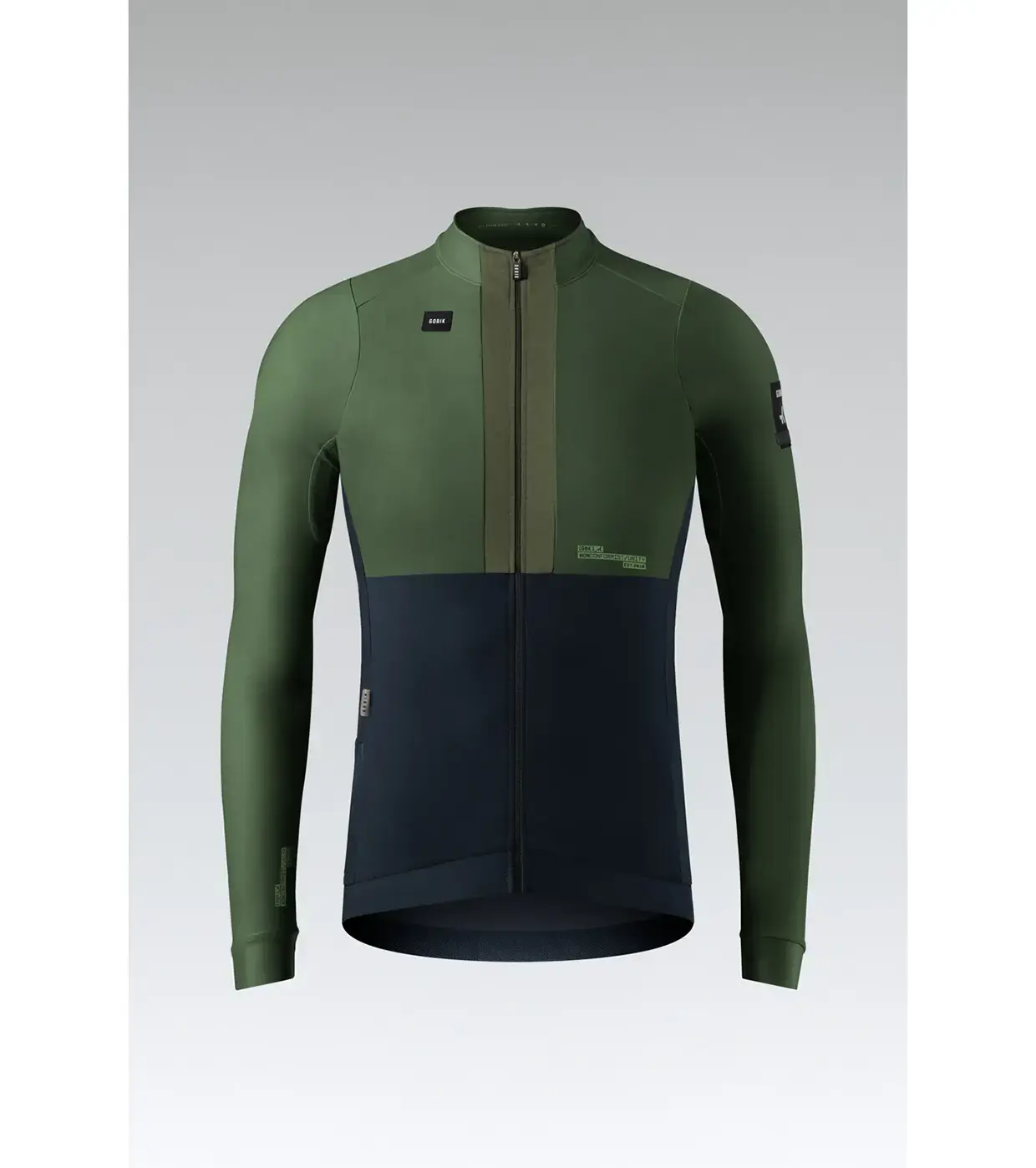 Gobik Hyder Blend Fietsshirt Lange Mouwen Groen/Zwart Heren