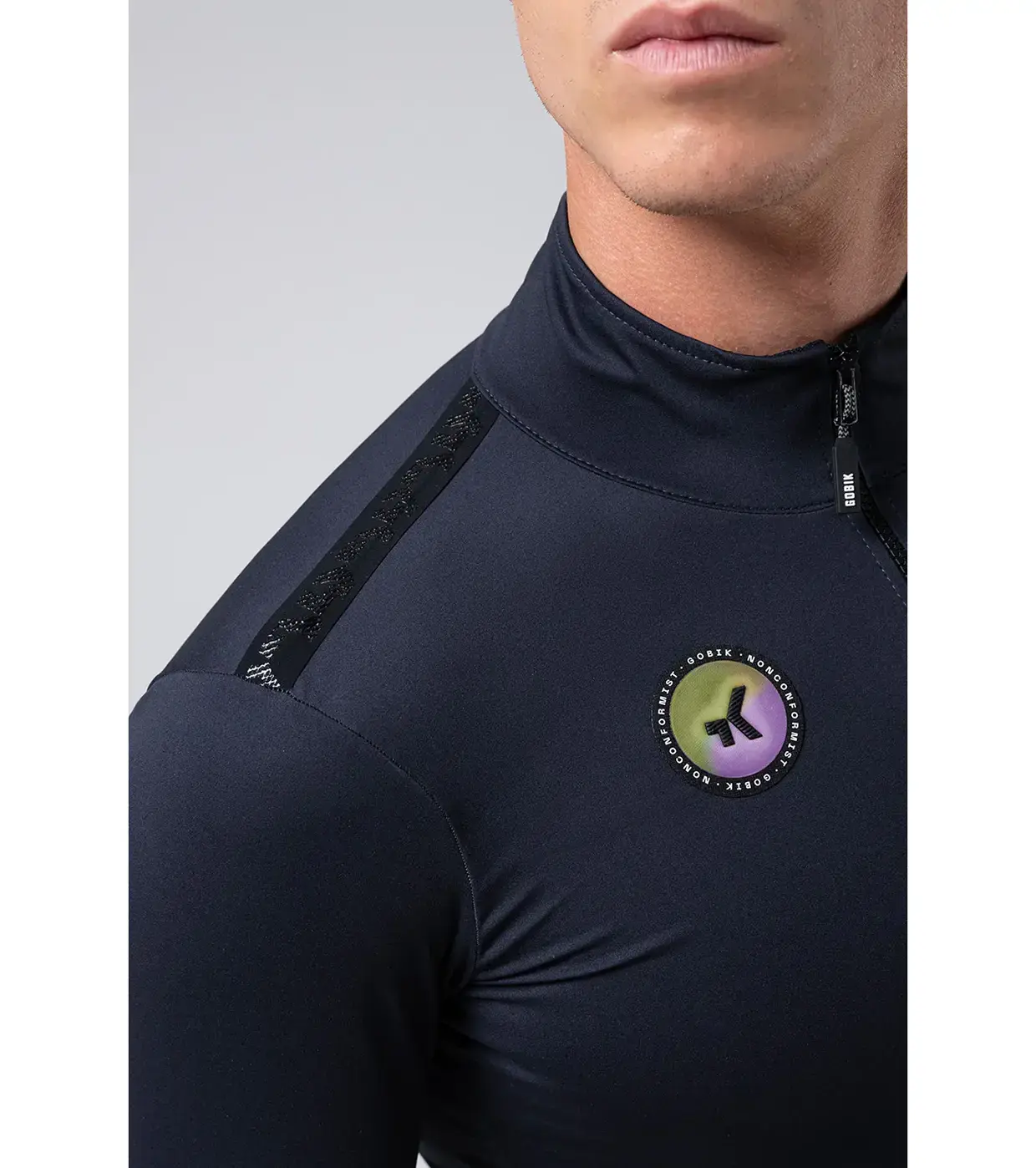 Gobik Envy 2.0 Fietsshirt Lange Mouwen Donkerblauw Heren