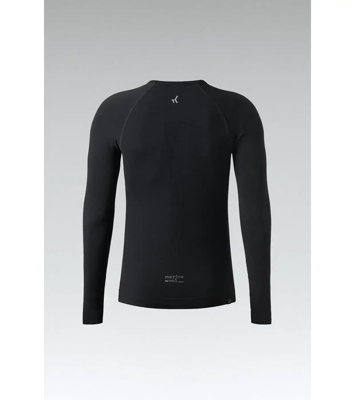 Gobik Merino Winter Thermoshirt Lange Mouwen Zwart Heren