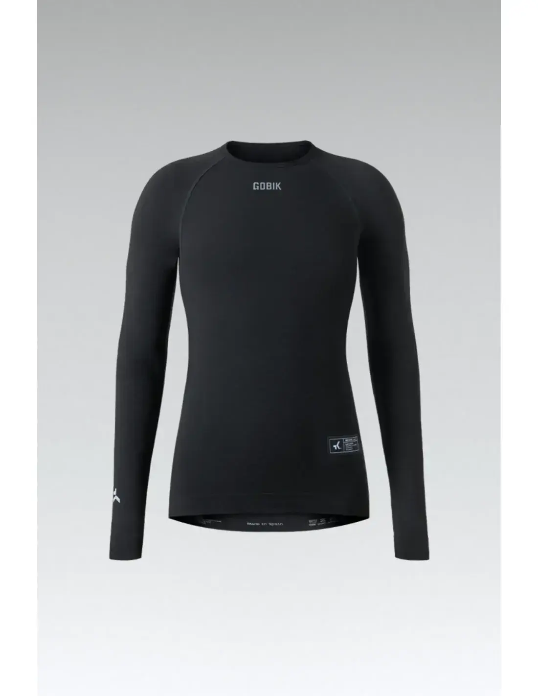 Gobik Merino Winter Thermoshirt Lange Mouwen Zwart Dames