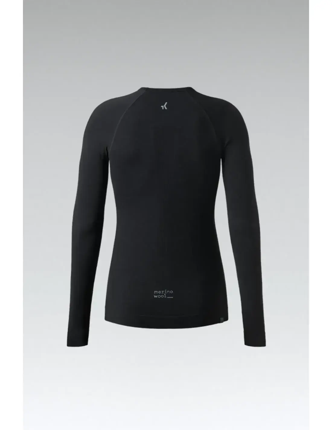 Gobik Merino Winter Thermoshirt Lange Mouwen Zwart Dames