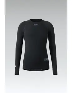 Gobik Merino Winter Thermoshirt Lange Mouwen Zwart Dames