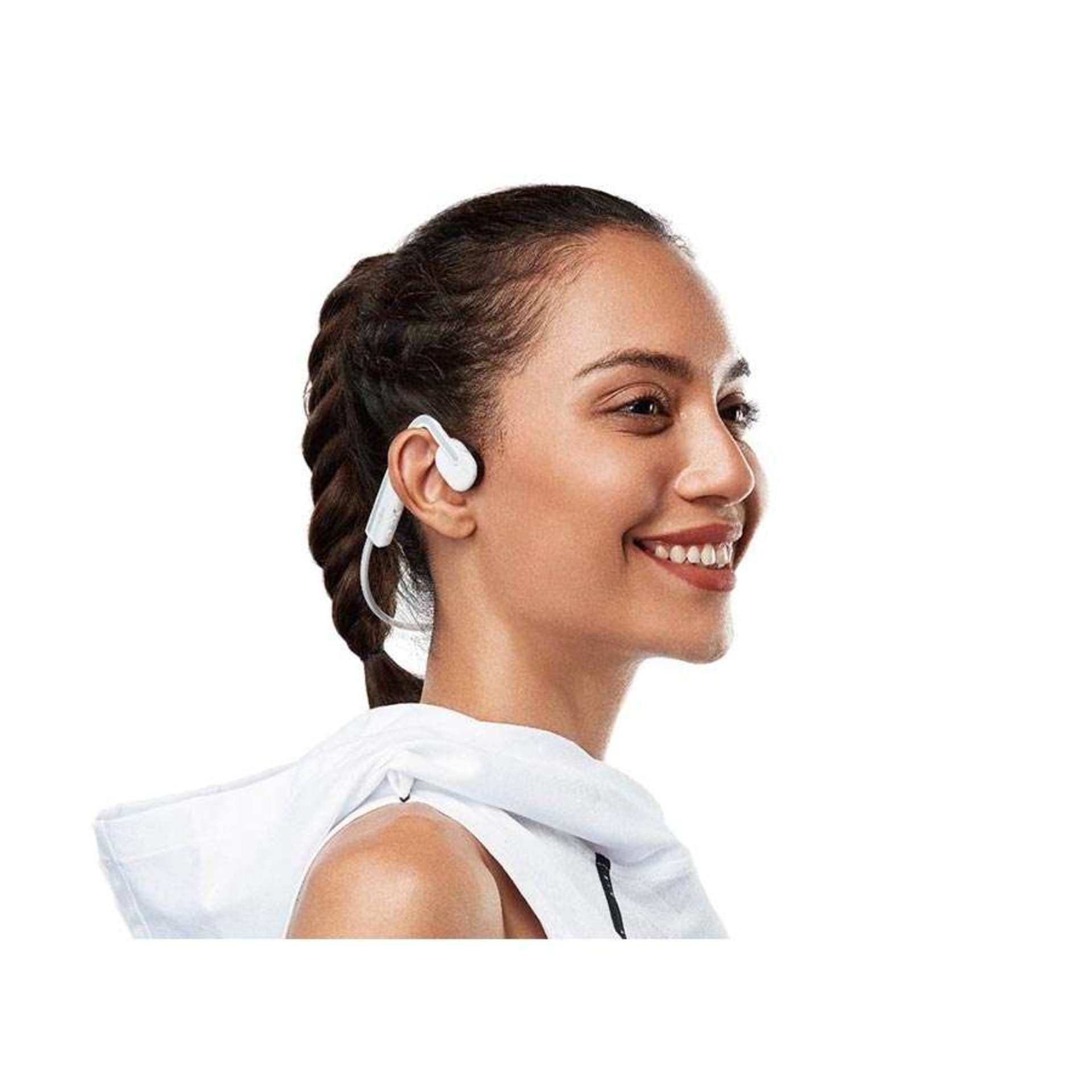 Shokz OpenMove Draadloze open-ear koptelefoon Wit