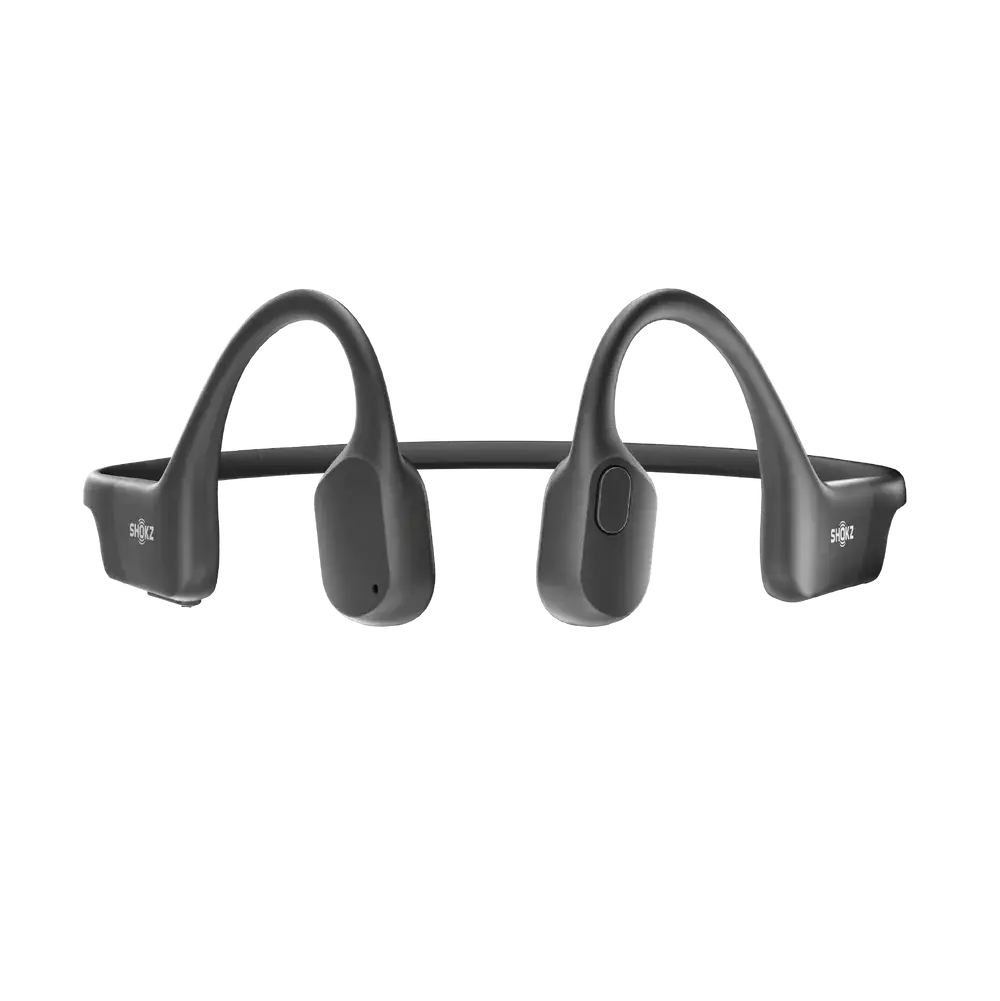 Shokz OpenRun Draadloze Open-ear Bone Conduction Koptelefoon Zwart